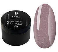 Гель для ногтей с шимером SAGA professional Builder Gel Veil 03 15мл