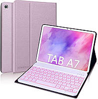 Клавиатура-чехол для планшета DINGRICH Funda Pink для Samsung Galaxy Tab A7 10.4" Розовый