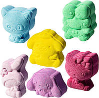 Дитячі бомбочки для ванної набір Hello Kitty and Friends із 6 штук