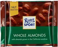 Шоколад Ritter Sport Nut Selection молочный с цельными миндальными орехами 100 г