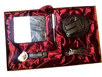 Мужской подарочный набор: очки, портмоне, ручка, брелок MB306A Без бренда
