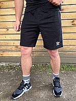 Ададас шорты для мужчины спортивные шорты Adidas черные Shoper Шорти адідас для чоловіка спортивні шорти