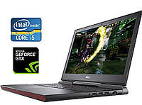 Ігровий ноутбук Б-клас Dell Inspiron 15 Gaming 7567/15.6" (1920x1080) TN/Intel Core i5-7300HQ (4 ядра по 2.5 - 3.5 GHz)   / 16 GB