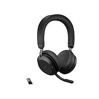 Наушники Jabra Evolve2 75 MS Stereo USB-A Black (27599-999-999)