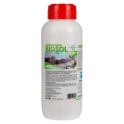Парфумована вода мінералізована Biosol евкаліпт, аромат для басейну або SPA, 1 літр