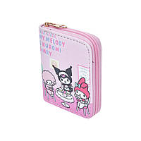 Кошелек детский "Kuromi" FG230704019 застежка-молния 11 x 9 x 2,5 см (Pink-2) Shoper Гаманець дитячий "Kuromi"