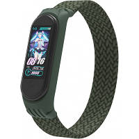 Ремешок для фитнес браслета Armorstandart Braided Solo Loop для Xiaomi Mi Band 4/5/6 Khaki size S ARM59180