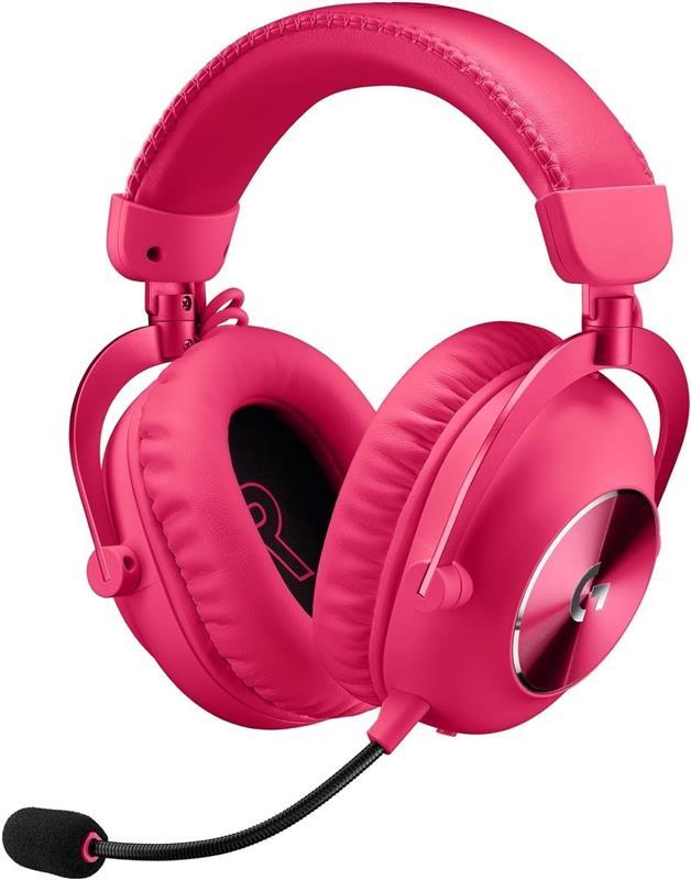 Гарнитура Logitech G Pro X2 Wireless LightSpeed Magenta (981-001275)