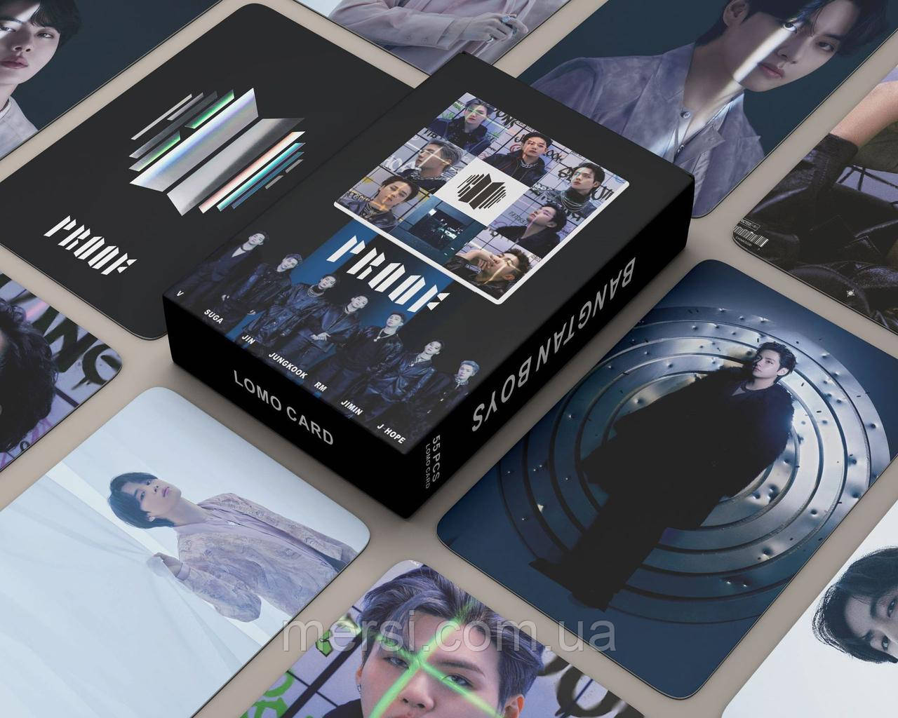 Карточки bts K-POP lomo кейпоп карти к поп Бтс Бантан картки - Proof #2- 55 шт, фото 1