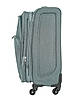 Дорожня валіза тканинна велика на 4 колесах на 110 літрів сірий з розширенням, фото 7
