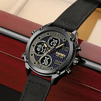 Часы наручные мужские стрелочные SKMEI 1975LBKBK, Оригинальные мужские часы, Мужские WX-329 круглые наручные