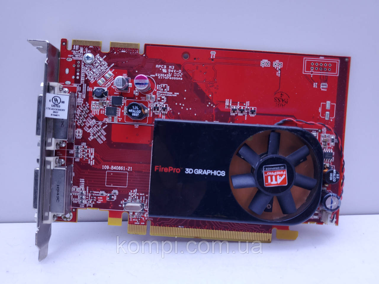 Видеокарта ATI FirePRO V3700 256MB (GDDR3,128 Bit,PCI-Ex,Б/у) - фото 1 - id-p2191297760