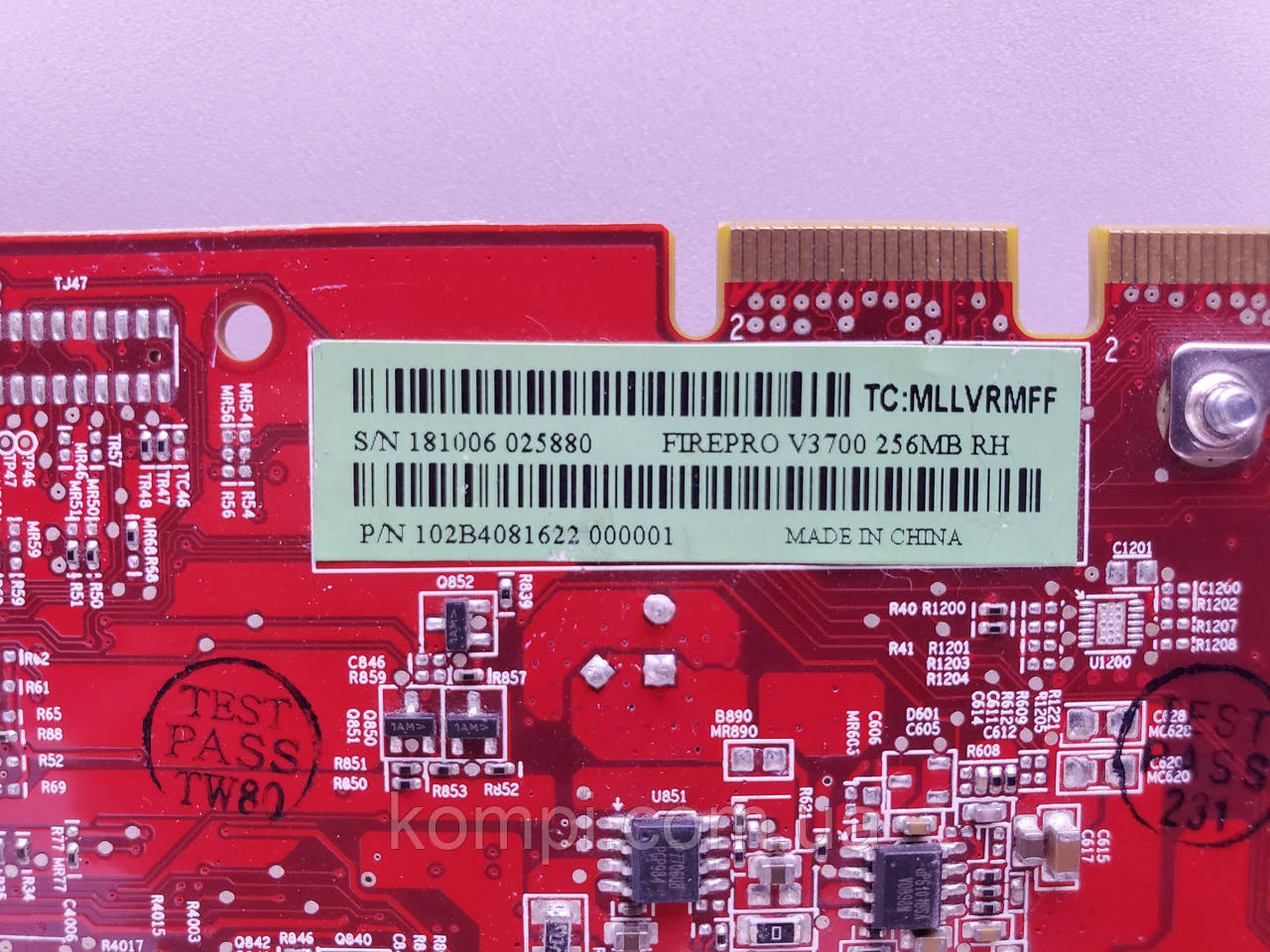 Видеокарта ATI FirePRO V3700 256MB (GDDR3,128 Bit,PCI-Ex,Б/у) - фото 4 - id-p2191297760
