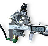 Карбюратор з електроклапаном 188F 13-16лс для мотоблока мотопомпи генератора, фото 8