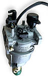 Карбюратор з електроклапаном 188F 13-16лс для мотоблока мотопомпи генератора, фото 5