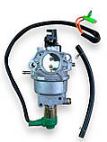 Карбюратор з електроклапаном 188F 13-16лс для мотоблока мотопомпи генератора, фото 4