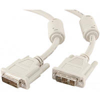 Кабель мультимедийный DVI to DVI 18+1pin, 4.5m Cablexpert CC-DVI-15 JLK