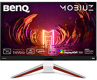 Монітор 27" BenQ EX2710U, 4K UHD, IPS, 144Hz, 1 мс, 2хHDMI, DP, USB-hub, HAS, колонки, білий