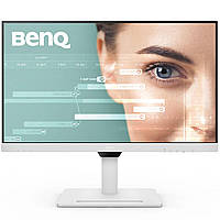 Монітор 31.5" BenQ GW3290QT, IPS, 2K QHD, 75Hz, HDMI, DP, USB-C, HAS, Pivot, колонки, білий