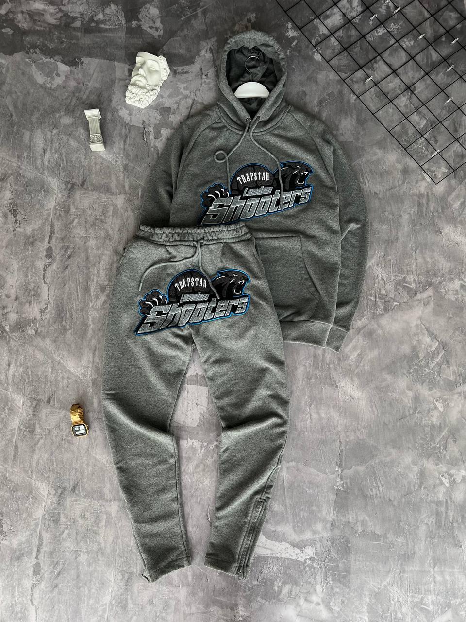 Чоловічий спортивний костюм Trapstar M1882 темно-сірий, фото 1