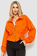 Жакет жіночий двонитка, колір помаранчевий, 115R0519