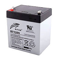 Аккумуляторная батарея AGM RITAR RT1255, Black Case, 12V 5.5Ah ( 90 х 70 х 101 (107) ) Q10 o