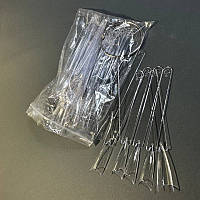 Тіпси  для демонстрації гель-лаків на металічному кільці 50 шт прозорі