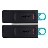 USB флеш накопитель Kingston 2x64GB DT Exodia Black+Blue USB 3.2 DTX/64GB-2P JLK