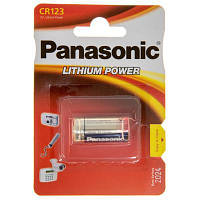 Батарейка Panasonic CR 123 * 1 LITHIUM CR-123AL/1BP JLK