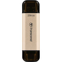 USB флеш накопитель Transcend 256GB JetFlash 930 Gold-Black USB 3.2/Type-C TS256GJF930C JLK