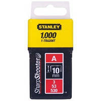 Скобы Stanley Light Duty тип а, 10мм, 1000шт 1-TRA206T JLK