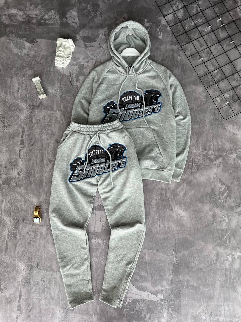 Чоловічий спортивний костюм Trapstar M1879 сірий XXL, фото 1