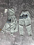 Чоловічий спортивний костюм Trapstar M1879 сірий XXL, фото 8