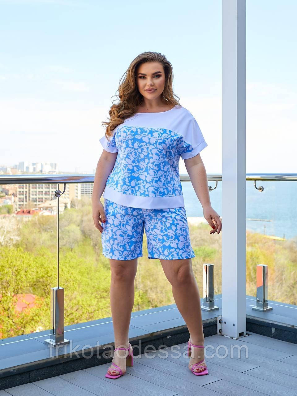 Костюм жіночий 1560вт батал р.50-64, фото 1