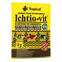 Корм для рыб Tropical Ichtio-vit в хлопьях 60 мл 5900469744017 JLK