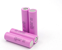 Акумулятор 18650 Li-Ion Samsung INR18650-30Q, 3000mAh, 30A, 4.2 / 3.6 / 2.5V, PINK, 2 шт в упаковці, ціна за 1 шт o