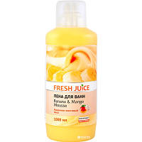 Пена для ванн Fresh Juice Banana Mango Mousse 1000 мл 4823015923173 JLK