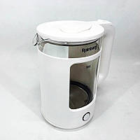 Тихий электрический чайник Rainberg RB-2220 / Маленький электрочайник / GK-864 Чайник дисковый tis mus