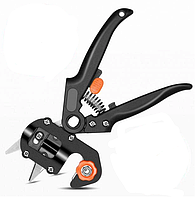 Професійний секатор із 3 ножами Grafting Tool GT-37 чорний