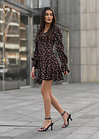 Сукня Staff жіноча чорна коротка на літо для дівчини стаф Shoper