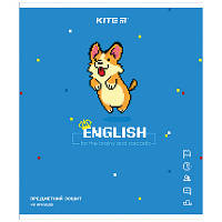 Зошит Kite предметний Англійський мова Pixel 48 аркушів у клітинку 8 шт K21-240-10 JLK