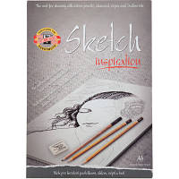 Альбом для рисования Koh-i-Noor для скетчей с эскизами А4 20 листов 992016 JLK