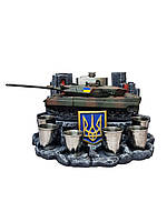 Мини бар ручной работы, креативный подарок, Патриотический сувенир с танком Leopard 2A6 mus