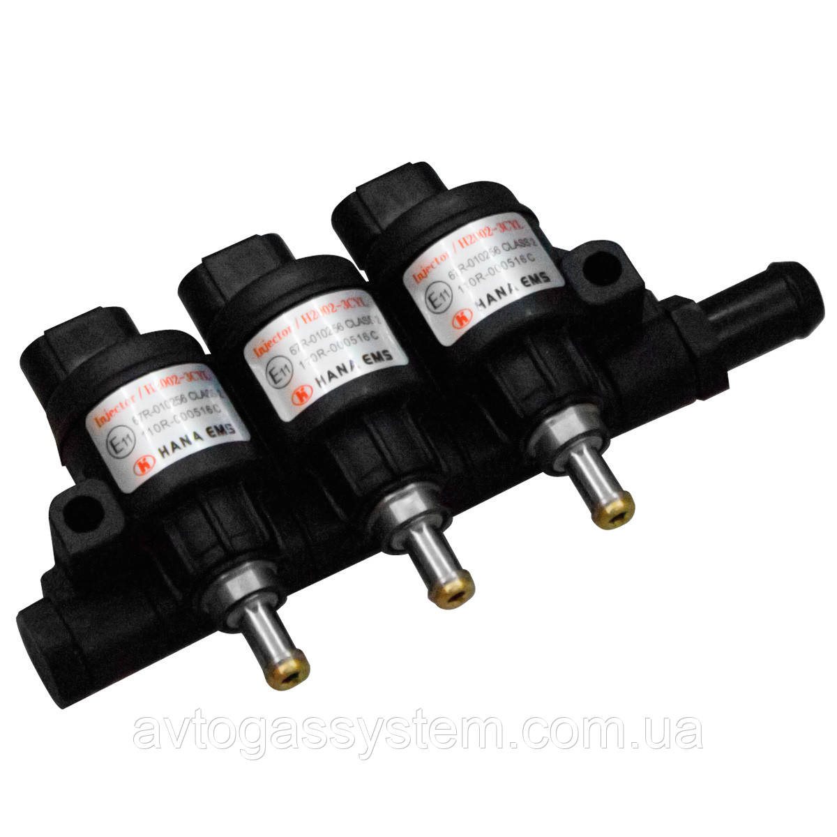 Форсунки Hana Rail 2002 в планці 3 цил., фото 1