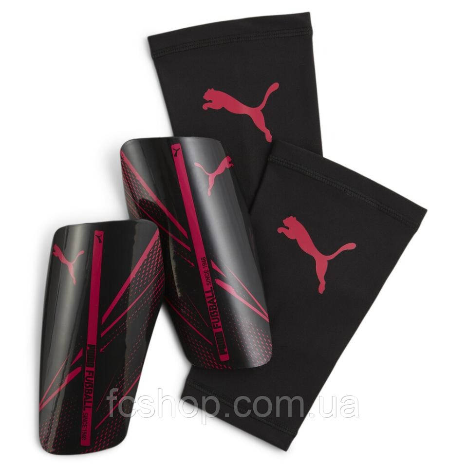 Футбольні щитки Puma Attacanto Sleeve 030887-03, Чорний, Розмір (EU) — L
