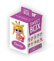 Пупсы Puppies sweet box Свитбокс мармелад жевательный с игрушкой в коробочке 10г