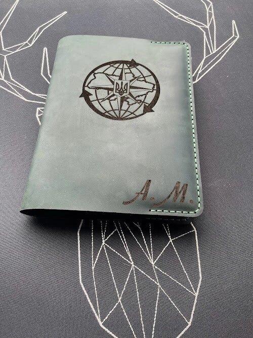 Шкіряна обкладинка для щоденника А5 Willow ( Ручна робота) Код/Артикул 134 Т - 448