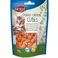 Лакомство для котов Trixie PREMIO Cheese Chicken Cubes сырно-куриные кубики 50гр