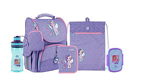 Шкільний набір Kite My Little Pony (рюкзак, пенал, сумка, ланчбокс, пляшка) SET_LP24-501S