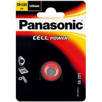 Батарейка Panasonic CR 1220 * 1 LITHIUM CR-1220EL/1B JLK